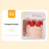 8-дюймовая коробка для упаковки муссового торта с ручкой и окном
