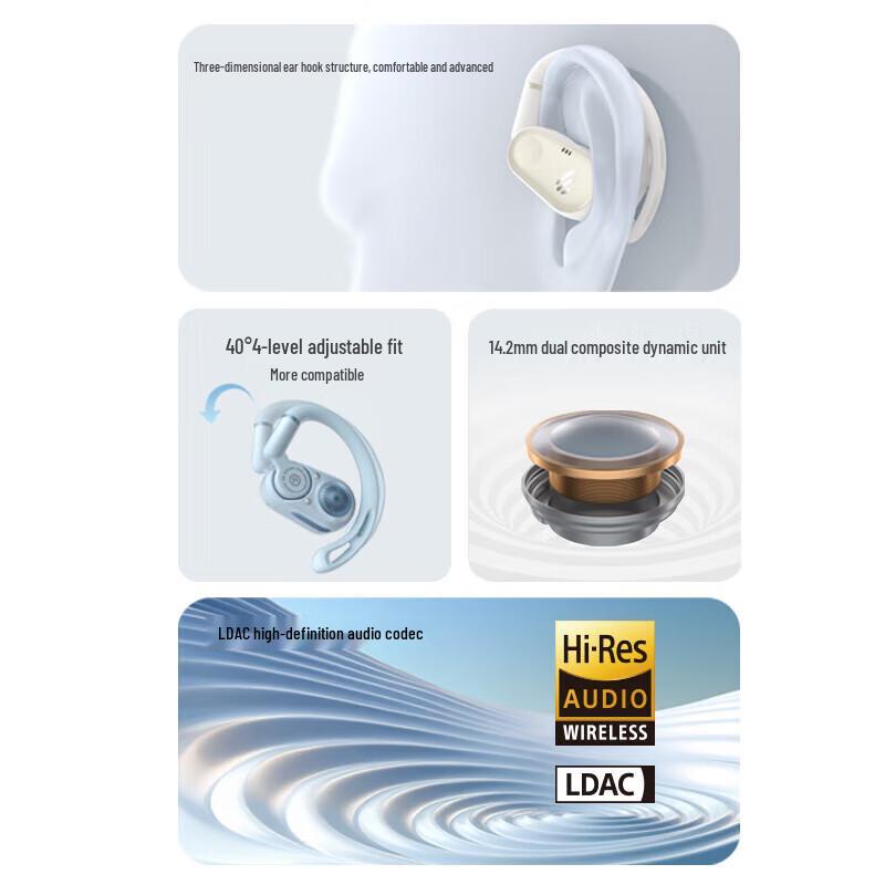 Edifier Comfo CC Open-Ear Ear-Hook Bluetooth Headphones