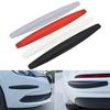 1 Pair 40.7x5.2cm Car Bumper Protector Corner Guard Anti-scratch Strip Sticker Protection Body Protector Rubber Sticker