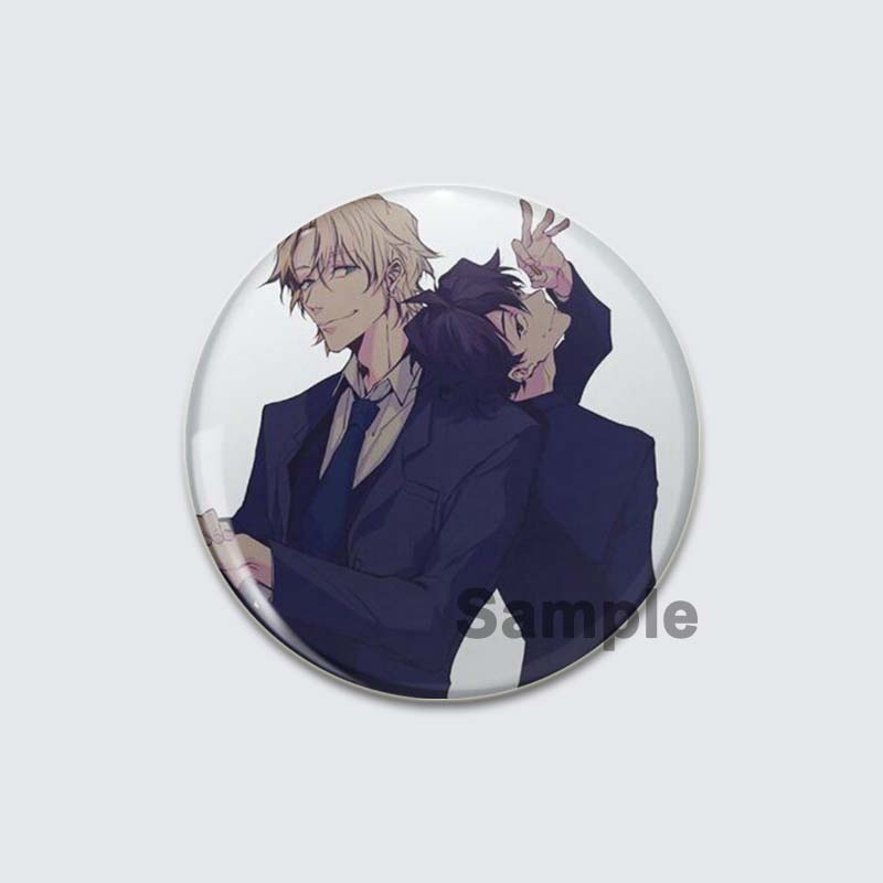 32/44/58mm Great Pretender Pin Round Cartoon Funny Snap-in Brooches for Backpack Cothes Accessories Anime Collection Badge Hat Decoration