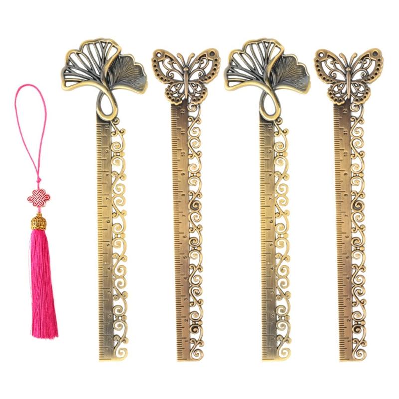 Закладки Линейка Винтажные Закладки Полые Закладки Металлические Закладки Маркер для Книг Карточки Украшения Инструмент Портативные Закладки