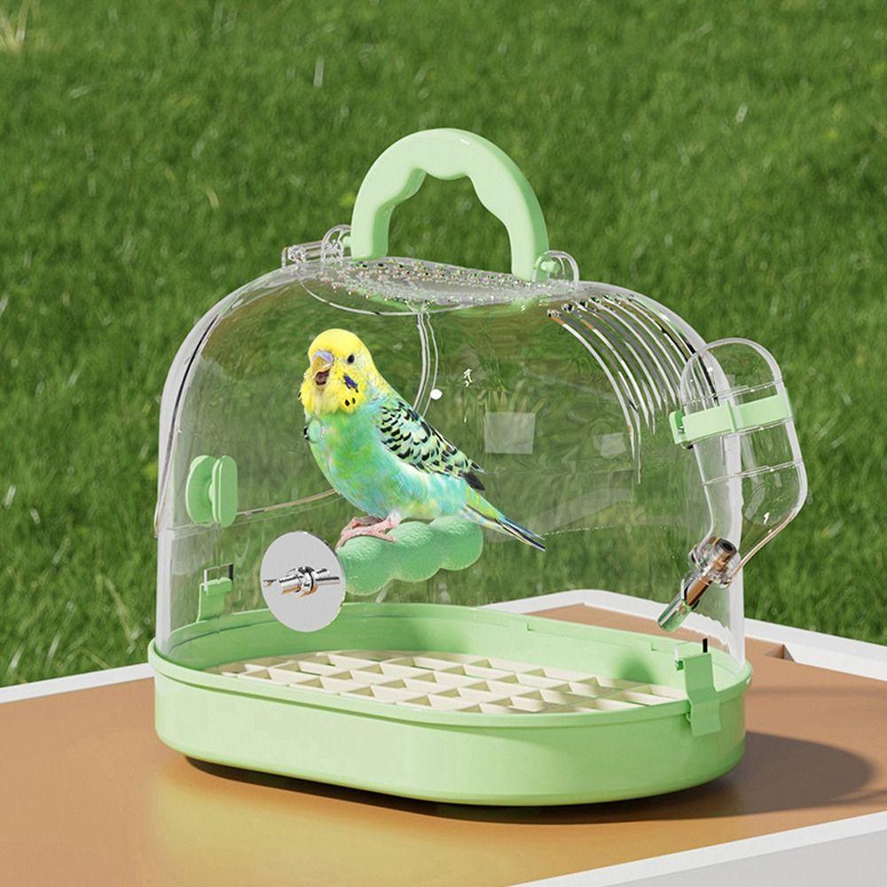Breathable Bird Transport Cage Portable Parrots Carrying Case Lightweight Bird Carrier Go Out