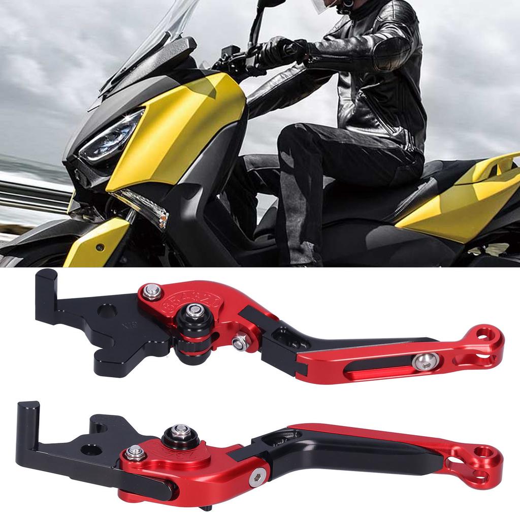 Pair of Folding Extendable Brake Levers Fit for XMAX 250 300 400 125 2018-2021