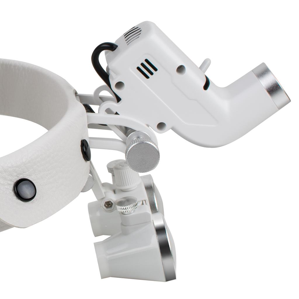 3.5X-420 Optical Dental Binocular Loupes Glasses Head Band Magnifier with LED Light