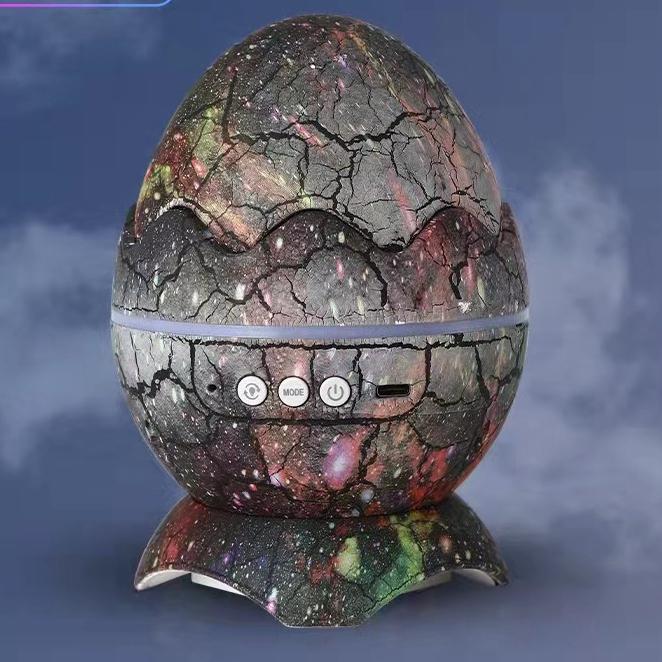 Яйцо динозавра, звездное небо, свет галактики, проекционный свет, светодиодный лазерный проектор с водным узором, спальня, полная звезд, атмосфера, ночник
