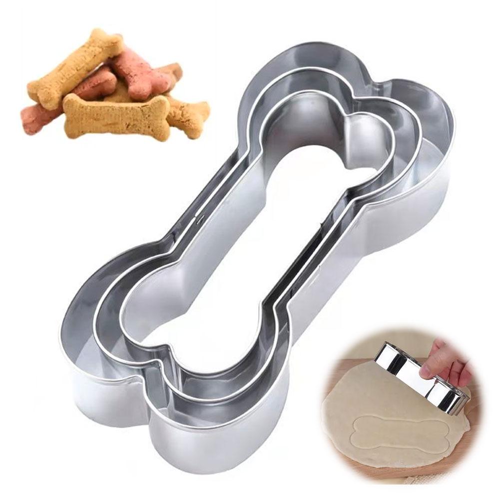 3 шт./набор формочек для печенья в форме косточки для собак кухонный инструмент для выпечки торта Suga D2Y6