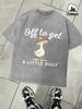 Off To Get A Little Silly Design Washed T Shirt Male Summer ONeck Clothes Soft Cotton Short Sleeve Casual Loose Basics TShirts