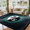 SC Freiburg FC Design Crystal Velvet Rug Soft Decorative Mat for Bedroom Entrance