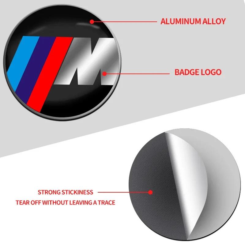 4Pcs 56mm Car Styling Wheel Center Hub Cap Badge Emblem Sticker For BMW M M3 M5 M6 X3 E46 E90 F30 G20 E36 E34 X6 G20 G30