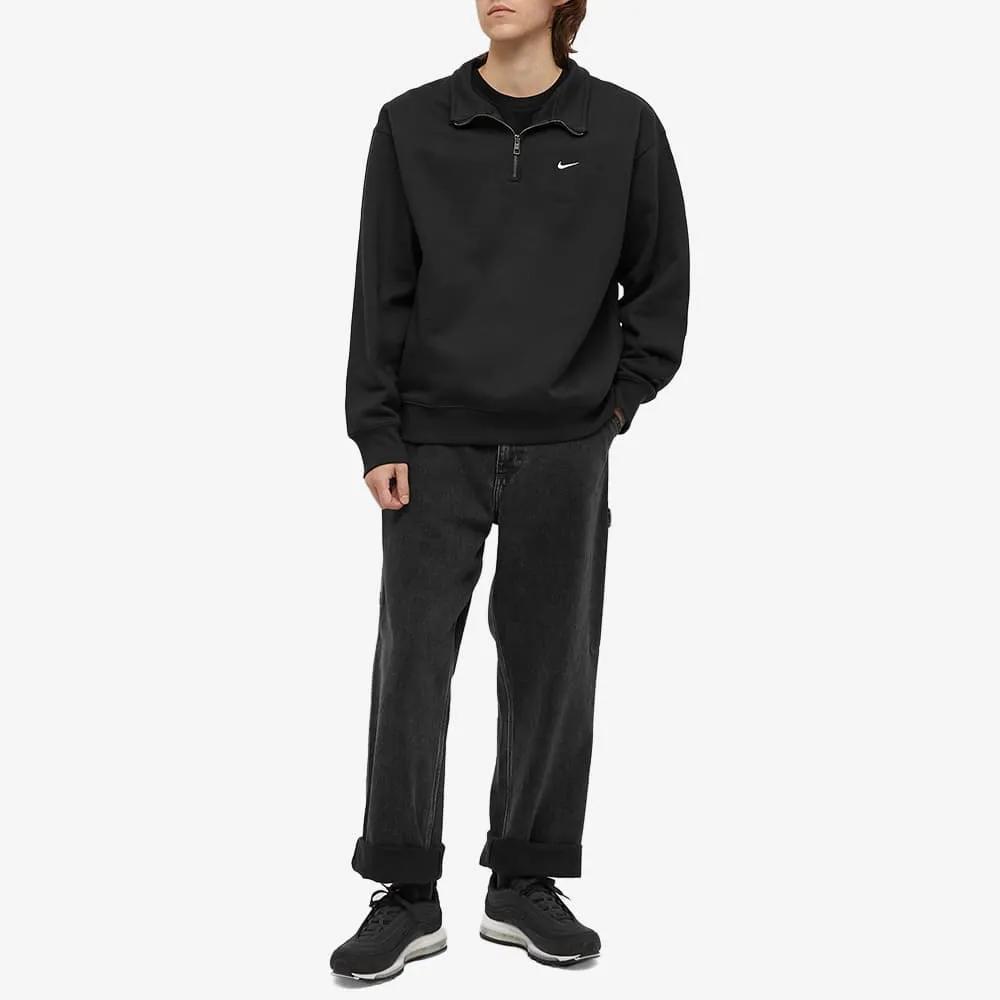 Nike Solo Swoosh Sweatshirt Men's Black (Unisex) Sweatshirts DQ5209 010