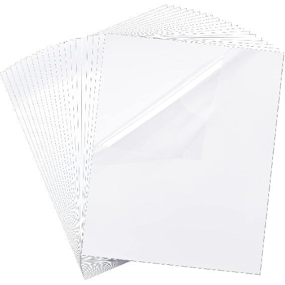 20 Pcs Clear Static Cling Windshield Sticker Bulk, Static Cling Window Film