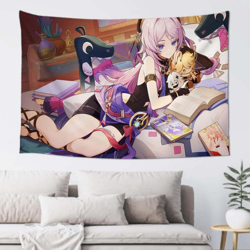 Citlali Genshin Impact Tapestry Room Decor Wall Cloth Party Hanging Background Room Decor Baby Room