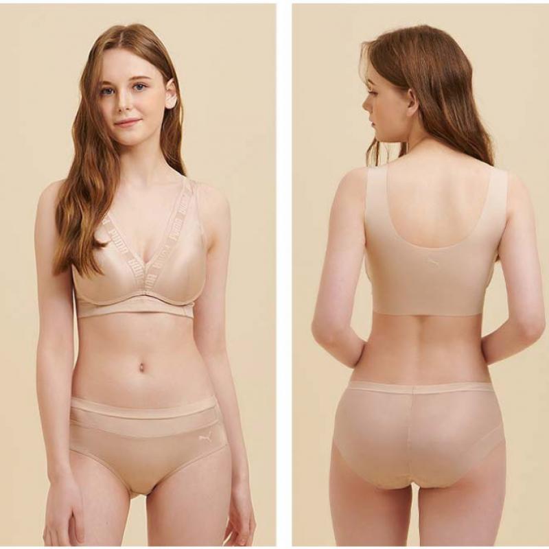 Puma Боди Puma Relax Soft Bra Panty 12 шт. Комплект для женщин Последняя