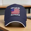 Dont let The Old Unisex in Vintage American Flag Casual Baseball Cap Hats Summer Women Unisex Baseball Caps