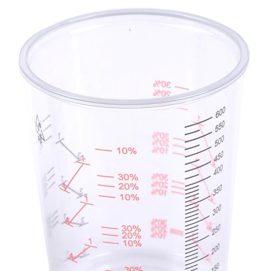 10PCS Calibration Pot Precise Transparent Scale Design Disposable Measuring Cups for Precise Mixing of Paint and Liquid