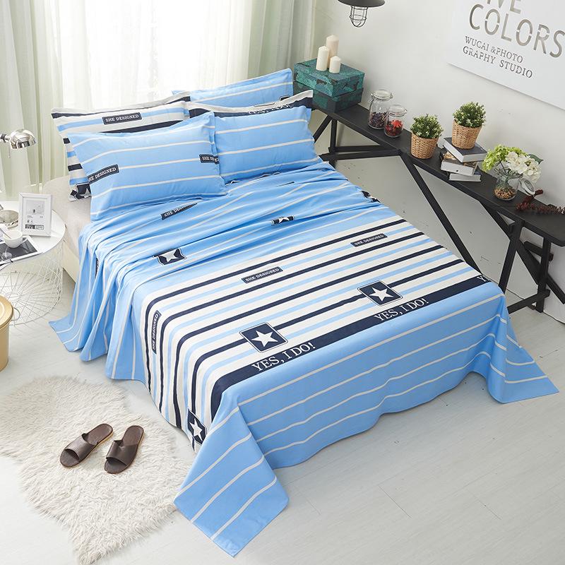 Brushed Duvet Cover & Sheet Set for Single/Double Beds - Ideal for Student Dorms