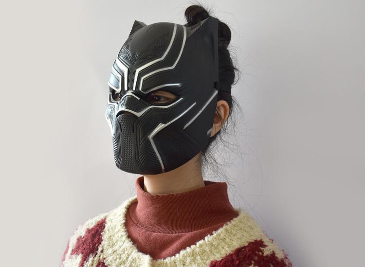 Black Panther/Captain America Anime Hero Mask - Film & TV Inspired Horror Helmet