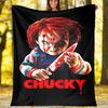 Chucky Theme Printed Blanket,Perfect for Couch, Bed, Travel & Outdoor Use | Machine Washable, Cozy & Durable.