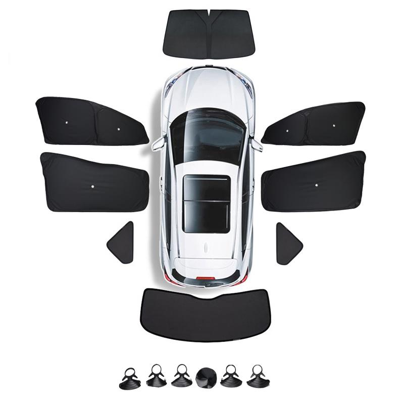 Для Tesla Model 3 2024 Highland Side Window Sun Shade Cover Присоска Передний Задний Ветровой Козырек Privacy Модель Y 2023 Солнцезащитный Козырек
