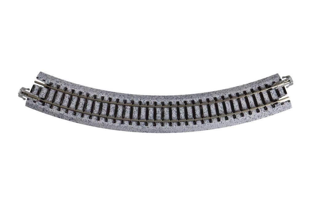 KATO N gauge curved track model R216-45° (4 pieces) 20-170 (railway supplies)