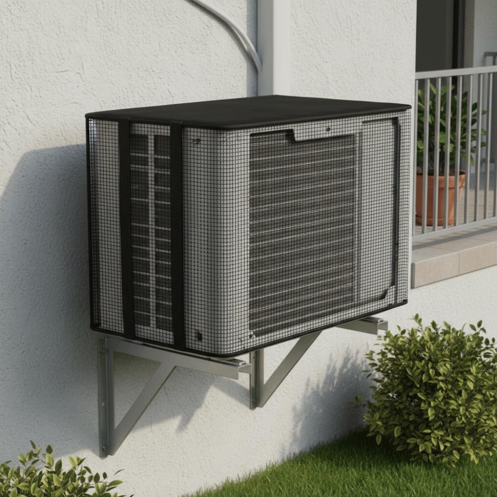 Rainproof Mesh Window AC Cover Mesh Outdoor Cover Outdoor Air Conditioning Cover Block Bugs