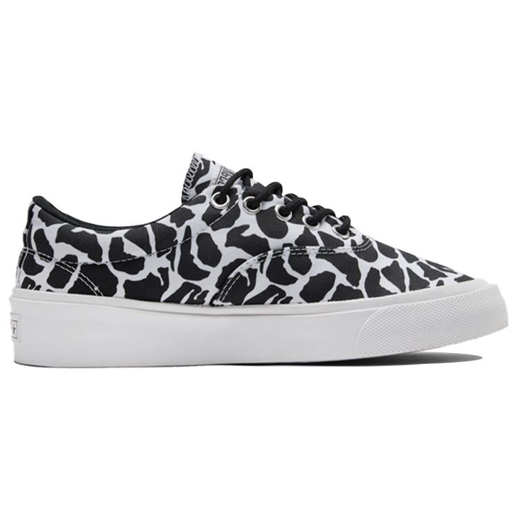 Converse Skidgrip Stylish Low Top Casual Canvas Shoes Black Gray Printing 'Black Gray' Men's 171335C