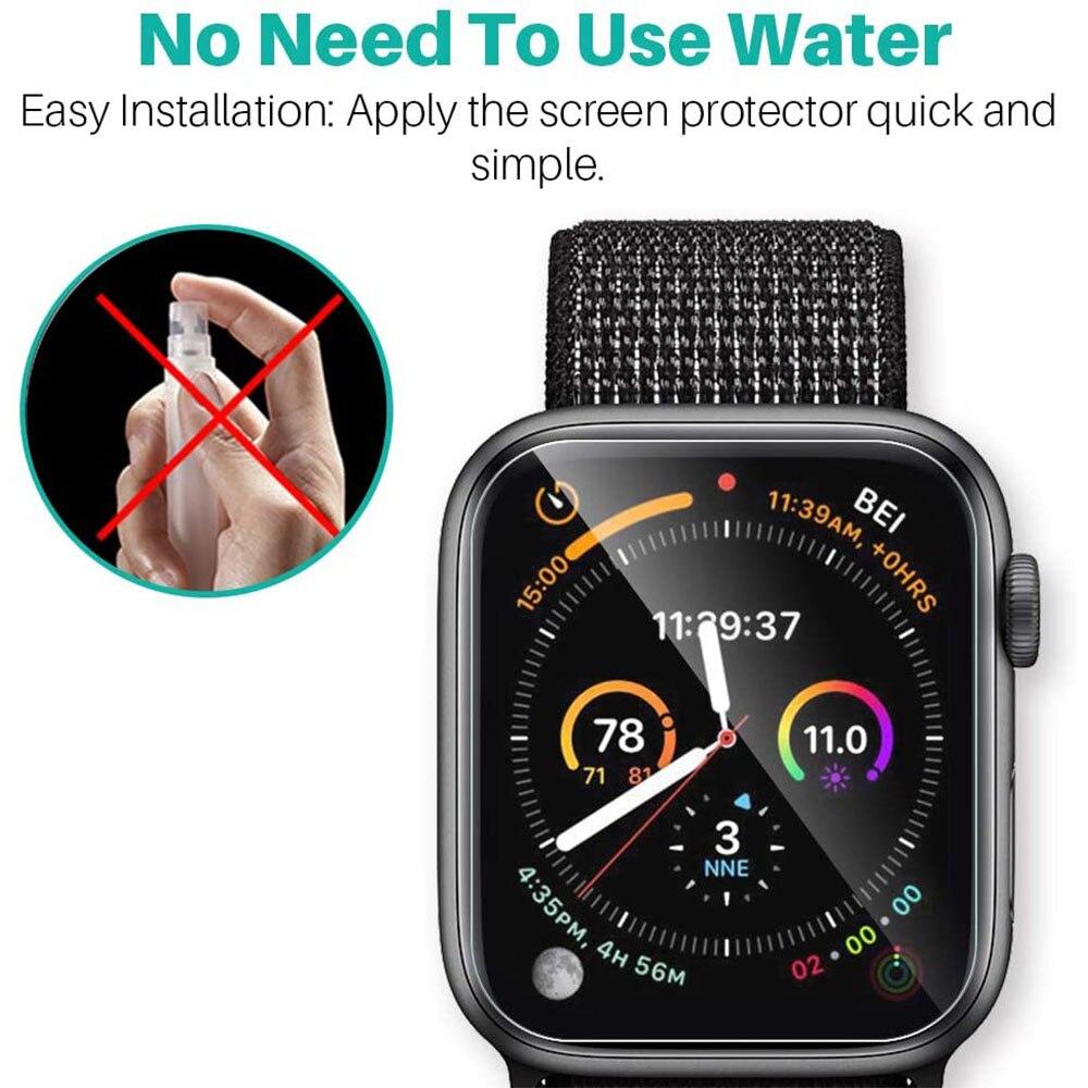 10X Защитная пленка для экрана для Apple Watch Series 8 Ultra 7 6 5 4 Se 44 ​​мм 40 мм 42 мм 38 мм 49 мм 41 мм 45 мм 41 40 45 44 49 мм Iwatch защитная пленка