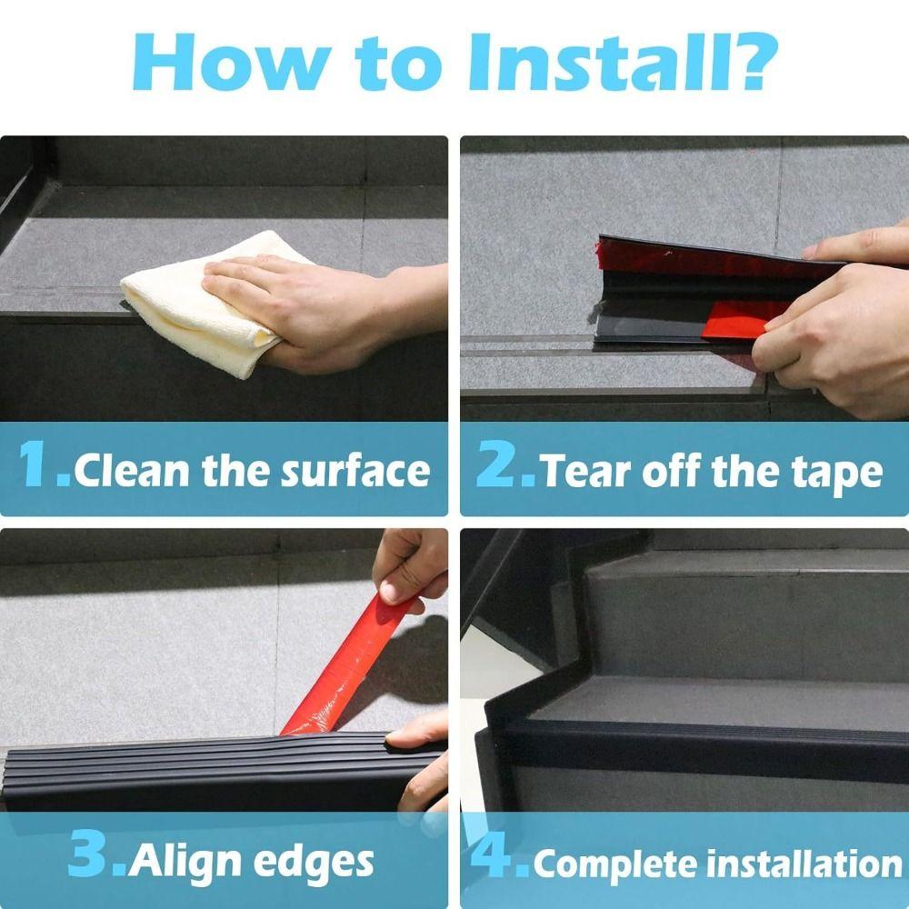 Self-Adhesive Stair Edge Protector 100cm Decorative Strip High Quality Corner Trim Indoor Outdoor