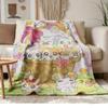 hamtaro Soft and comfortable flannel Suitable for sofas living rooms outdoor camping travel and also makes a great anniversary gif