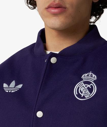adidas Оригинал Куртка Real Madrid CNY JF2587 Мужская Фиолетовая