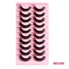 Fake Lashes Super Volume Extensions 3D Mink Hair False Eyelashes Russian Volume DD Curl Lashes