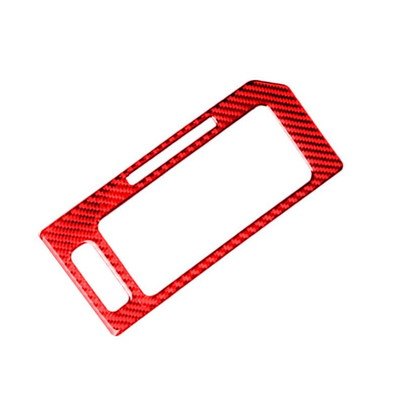 Для Ford F-150 2017-автомобильные аксессуары, внутренние передние сливные чашки из углеродного волокна, декоративная рамка, красные наклейки