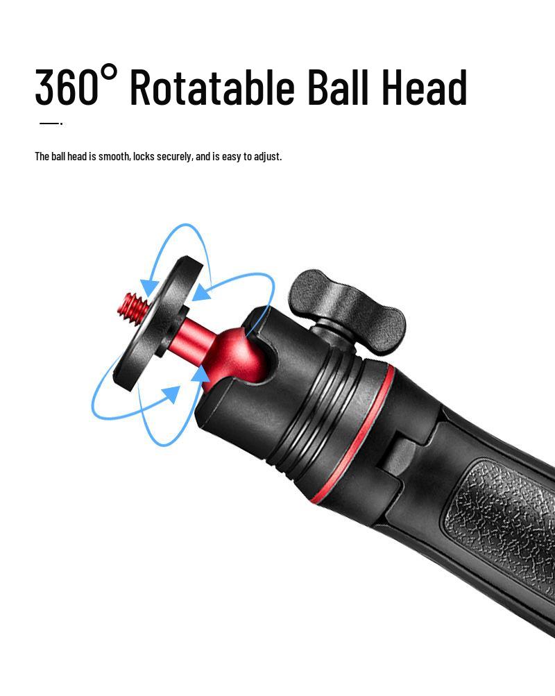 Портативный телескопический мини-штатив для DJI, Insta360, GoPro - Идеально для влогов и селфи