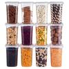 Containers For Loose Products With Lid 1 L 12 Pcs.