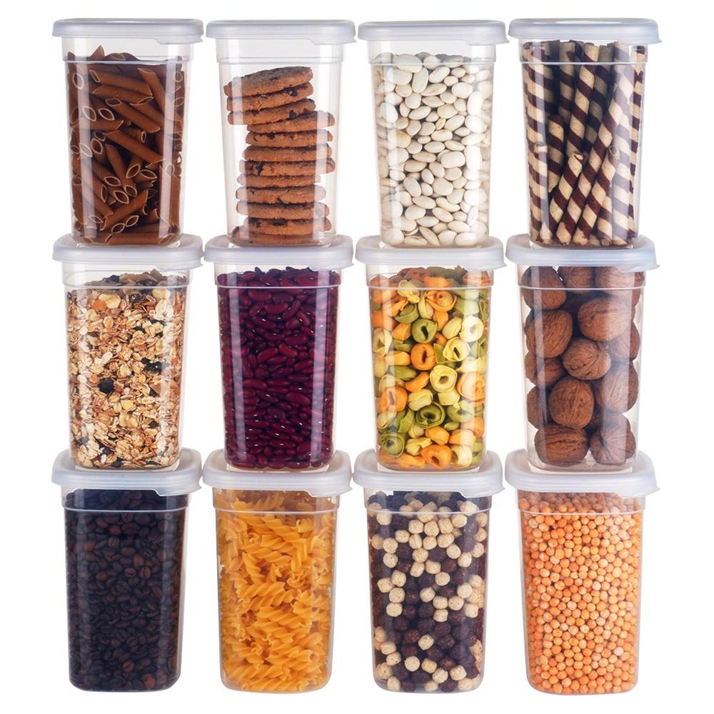 Containers For Loose Products With Lid 1 L 12 Pcs.