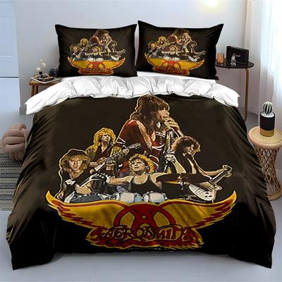 Aerosmith Band Bedding Set Bedding Duvet Cover Set Duvet Cover Pillowcases (1*Duvet Cover 2*Pillowcases, Without Duvet Insert)