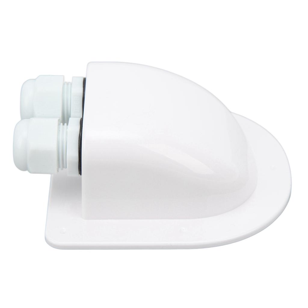 Cable Entry Gland Box IP68 Waterproof Weather Resistant Dual Cable Entry Housing for RV Roof Boat Yacht