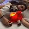 40Cm Breathing Jesus Soothe Plush Toy Kids Stuffed Soft Doll Plushies Comforting Glowing Toy Easter Religious Christmas Gifts