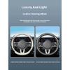 Car Steering Wheel Cover For Toyota Chr Corolla Hilux Rav4 Pu Leather Steering Protector Anti Scratch Non-slip Auto Accessories