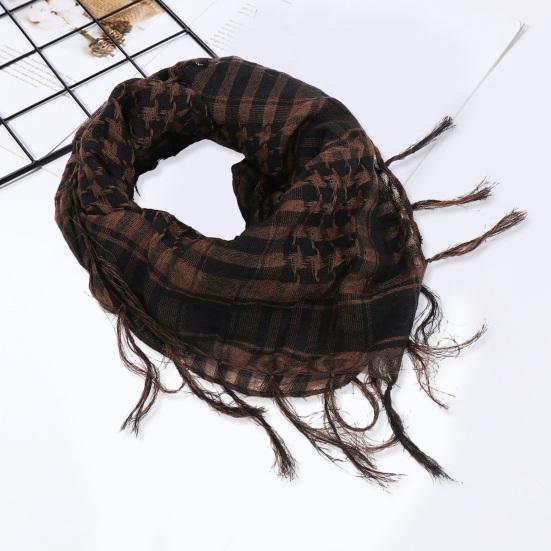Fall Winter Scarf Unsiex Windproof Soft Breathable Soft Outdoor Hiking Desert Scarf Headshawl Tassel Men Women Bandana Scarf