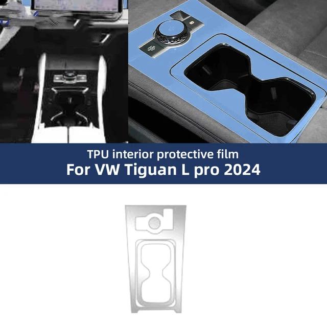 Для Volkswagen Tiguan L Pro VW 2024 2025 ТПУ Защитная пленка Прозрачная Внутренняя Центральная консоль Панель переключения передач Антицарапины Аксессуары