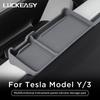 Для Tesla Model 3 Model Y Автомобильный ящик для хранения приборной панели Центральный экран управления Задний лоток для хранения Аксессуары для сортировки автомобилей 2025
