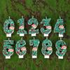 Christmas Bear Number Candles: Holiday Cake Toppers & Decorations