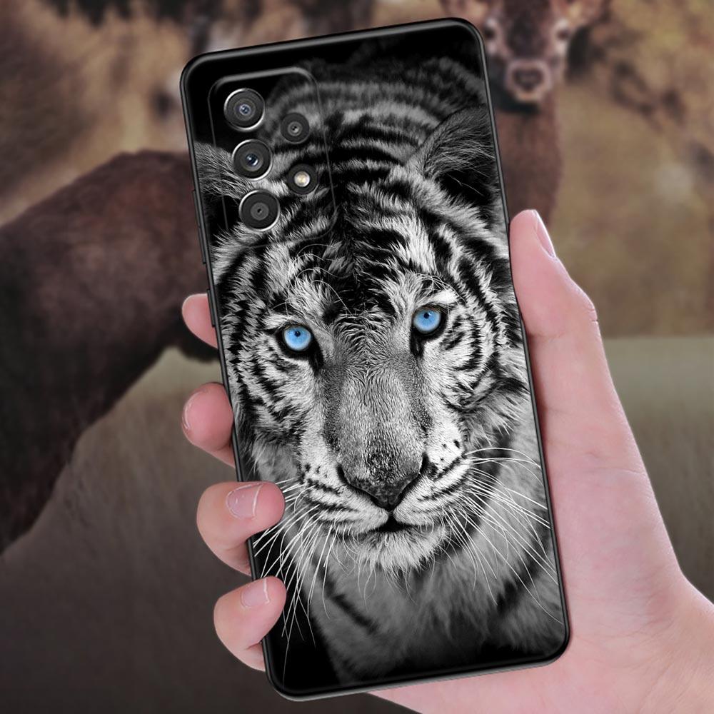 Волк Лев Тигр Животные Чехлы Для Samsung Galaxy A56 A55 A36 A26 A16 A54 A52 A72 A35 A34 A25 A21S A14 A06 Чехол Мягкая Крышка для Телефона