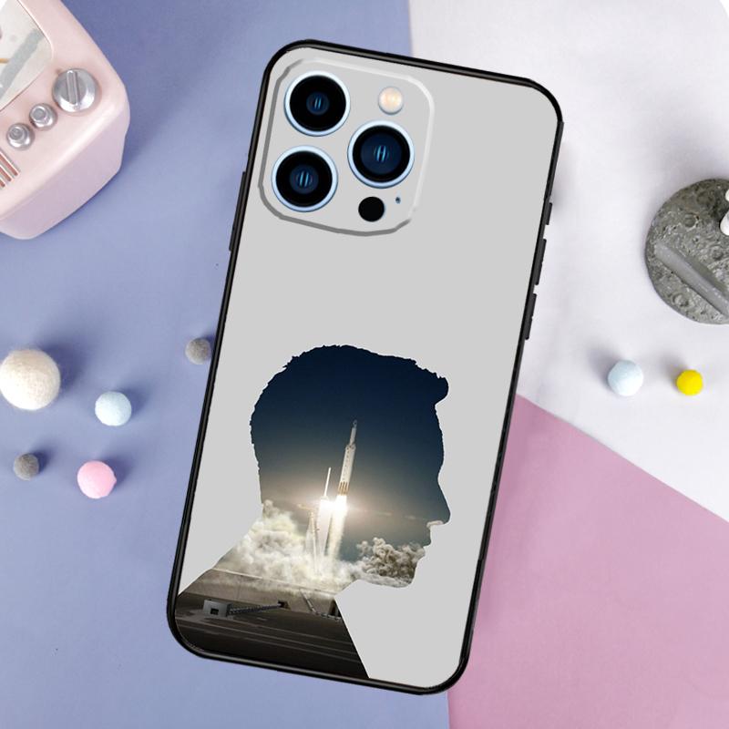 Чехол Elon Musk для iPhone 16 15 11 12 13 14 Pro MAX X XS Max XR Plus 13 Mini
