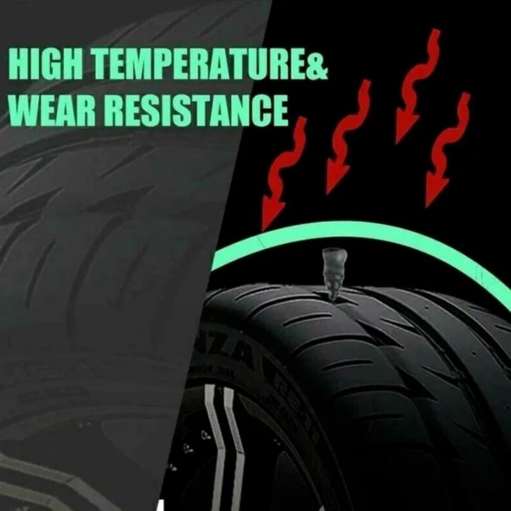 60/20Pc Rubber Nail Mushroom Shape Puncture Tire Repair Tools For Car Motorcycle Bike Truck Vacuum Type Repairing Accessories