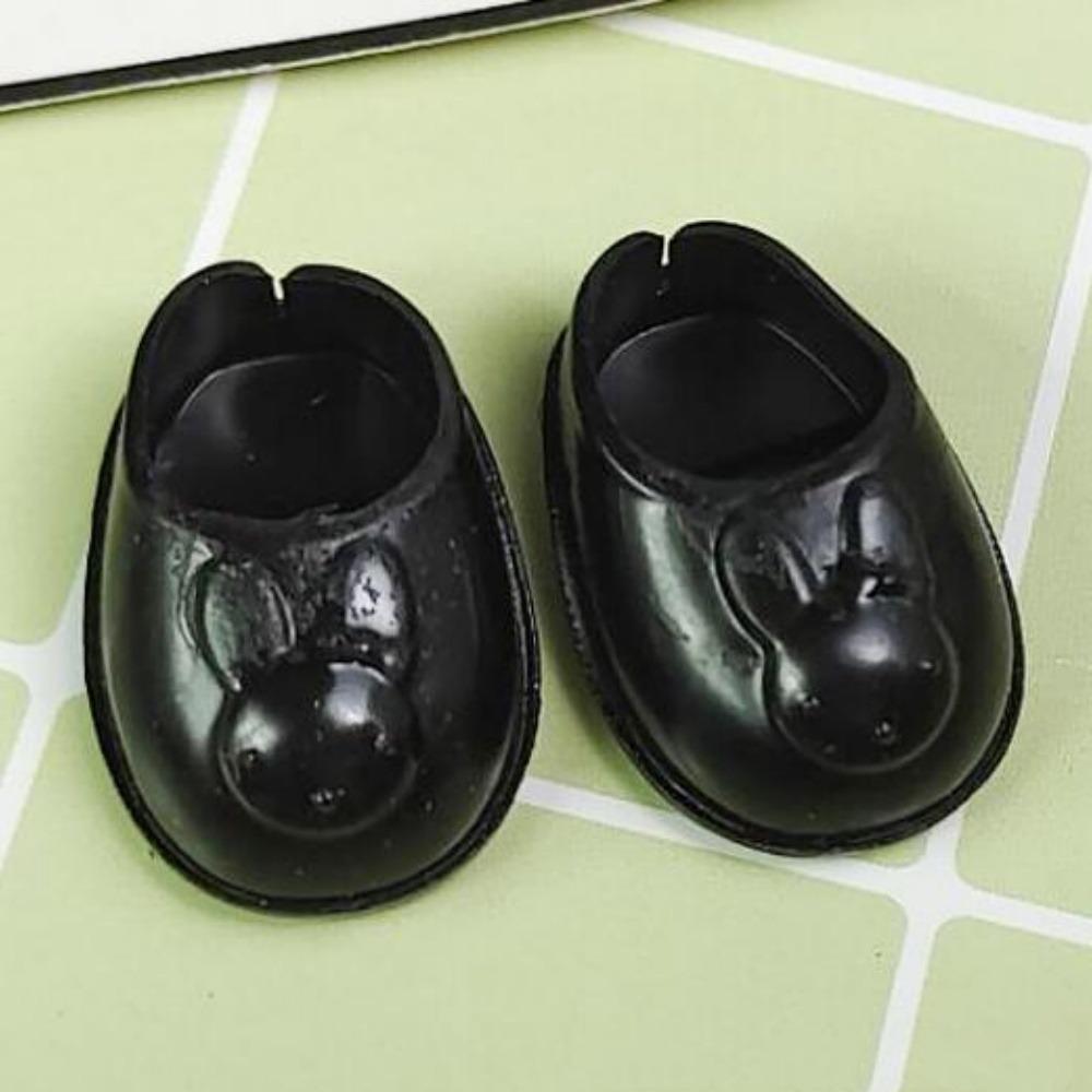 1 pairs PVC Doll Shoes Boots Cute General-Purpose Doll Body Shoes Mini Shoes for 17cm Dolls