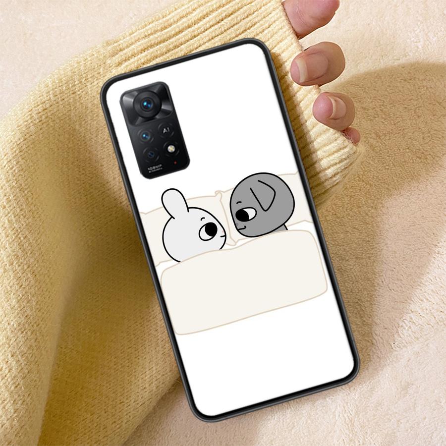 Cute Cartoon K-Kkamang Phone Case For Redmi Note 13 14 15 Pro Plus 12 13C 12C 15C 9 10 10C 9T 9C 9A TPU Soft Cover Clear Cell Ca