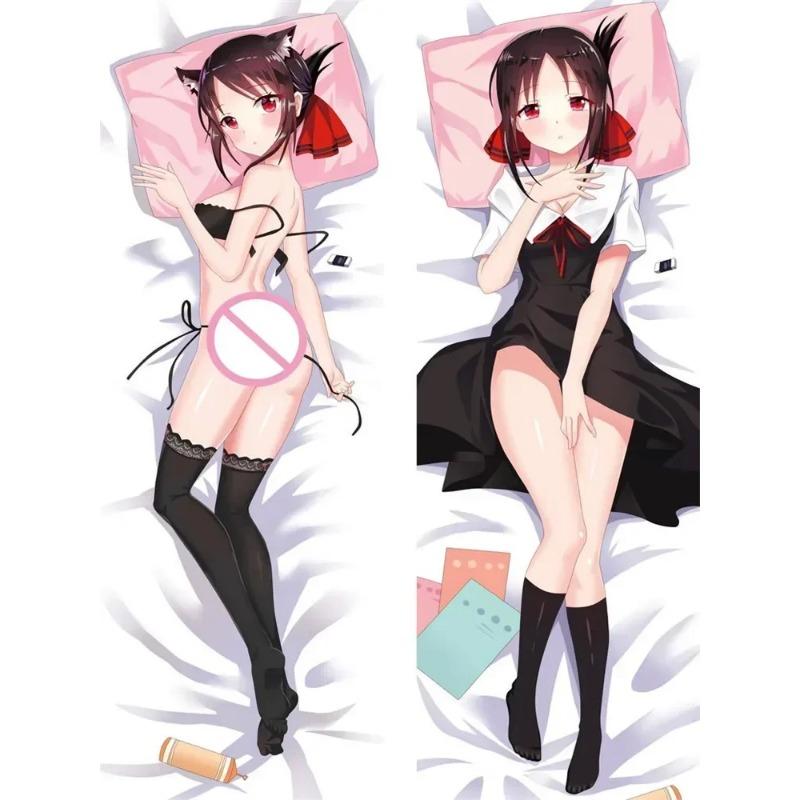 Чехол на подушку в стиле аниме «Дакимакура Шиномия Кагуя» Кагуя-сама: Love Is War сексуальная девушка косплей костюм обнимающее тело наволочка чехол