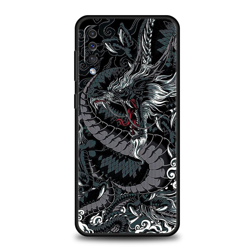 Чехол-бампер для телефона с китайским драконом для Samsung Galaxy A24 A13 A53 A73 A33 A22 A12 A02 A03 A05 A70 A50 A10 A20 5G Силиконовый чехол-сумка